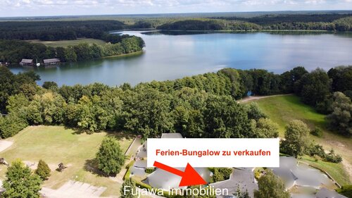 Luftbild Schwarz Sternsiedlung - seltene Gelegenheit: Sternbungalow in Schwarz Nur 150 Meter zum Wasser mit eigenem Bootsliegeplatz*