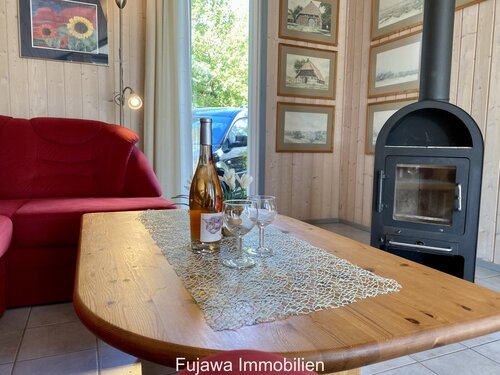 Wohnbereich mit Kamin - 