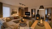Wohnzimmer - Gestaltungsbeispiel mit KI generiert - 