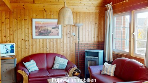 Wohnbereich mit Kamin - 