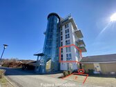 Wohnung 203 im Müritzturm Flaggentörn 6 Rechlin Ansicht Nord-West - 4 Zimmer Maisonettenwohnung in Rechlin