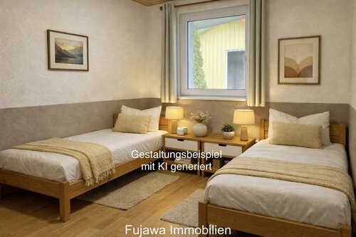 Schlafzimmer 2 (Gestaltungsbeispiel mit KI generiert) - 