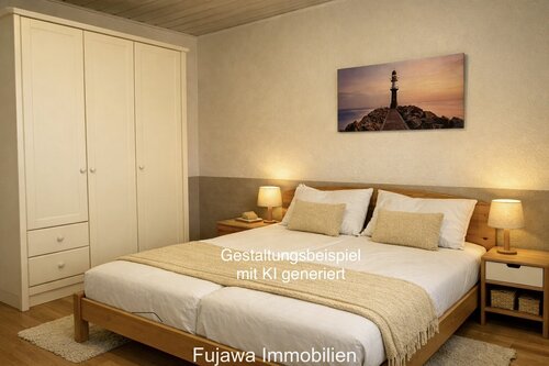 Schlafzimmer 1 (Gestaltungsbeispiel mit KI generiert) - 