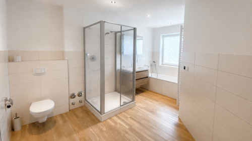 Bad - Etagenwohnung mit 124,00 m&sup2; in Warendorf zur Miete