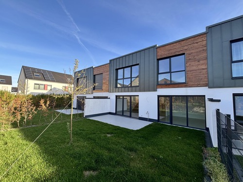 Rückansicht - Sofort beziehbar! Exklusives nachhaltiges Reihenmittelhaus in Neubeckum