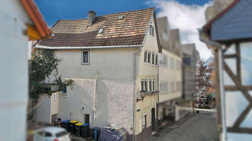 Blick auf die Fußgängerzone - 4 Zimmer Einfamilienhaus zum Kaufen in Herborn