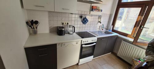 Einbauküche von Vormieter - 3 Zimmer Etagenwohnung zur Miete in Jena Nord