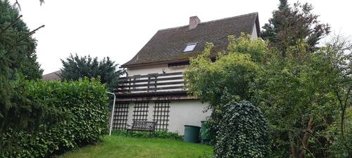 Ansicht - idyllisches Einfamilienhaus in Dorflage nahe Hermsdorf, sofort beziehbar