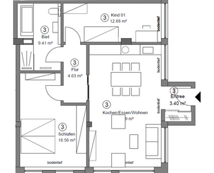 Exklusive Kapitalanlage: Vermietete Erdgeschosswohnung mit Privatgarten und stabilen Mieteinnahmen - Hamm