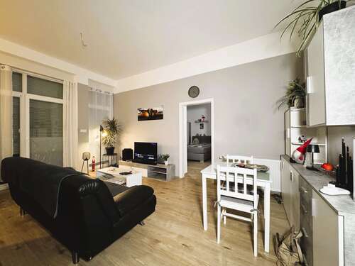 Wohnzimmer - 1.5 Zimmer Erdgeschoßwohnung in Hamm