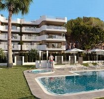 Appartements mit 2 Schlafzimmern, 2 Bädern, Fußbodenheizung in Bädern, Klimaanlage und Gemeinschaftspool nur 250 m vom Meer - Cala Ratjada Mallorca