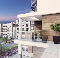 Penthouse-Wohnungen mit 3 Schlafzimmern, 2 Bädern und Meerblick in abgeschlossener Anlage mit Gemeinschaftspool direkt am Strand - Denia Valencia