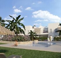 Elegante Erdgeschoss-Wohnungen mit 3 Schlafzimmern, 2 Bädern, Klimaanlage und Gemeinschaftspool in einer wunderschönen Golfanlage - Algorfa Valencia