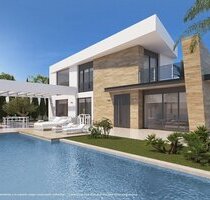 Zweigeschossige Villen mit 3 Schlafzimmern, 3 Bädern, Gäste-WC, Vorinstallation Klimaanlage, Privatpool und 2 Kfz-Stellplätzen - Ciudad Quesada Valencia