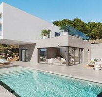 Luxusvillen mit 3 Schlafzimmern, 2 Bädern, Gäste-WC, Klimaanlage und Privatpool in der fantastischen Golfanlage Las Colinas - Orihuela Costa Valencia