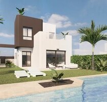 Exklusive Villen mit 3 Schlafzimmern, 3 Bädern, Dachterrasse, Kfz-Stellplatz und Privatpool in der sehr schönen Golfanlage Lo Romero Golf - Pilar de la Horadada Valencia