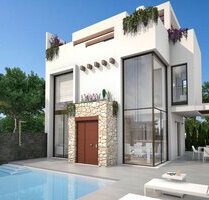 Wunderschöne und komfortable 4-Zimmer-Villen mit doppelter Raumhöhe und Privatpools - Rojales Valencia