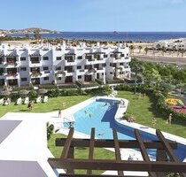 Komfortable Penthouse-Wohnungen mit 3 Schlafzimmern, Dachterrasse mit Meerblick, Tiefgaragenstellplatz und Gemeinschaftspool nur 600 m vom Strand - San Juan de los Terreros Andalusien