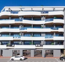 Penthouse-Wohnungen mit 2 Schlafzimmern, 2 Bädern, Dachterrasse und Gemeinschaftspool nur ca. 250 m vom Strand von Los Locos - Torrevieja Valencia