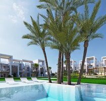 Erdgeschoss-Wohnungen mit 3 Schlafzimmern, 2 Bädern, Klimaanlage, Einbauküchen mit Elektrogeräten, Kfz-Stellplatz und Gemeinschaftspool - Ciudad Quesada Valencia