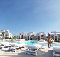 Erdgeschoss-Wohnungen mit 2 Schlafzimmern, 2 Bädern, Klimaanlage, Einbauküchen mit Elektrogeräten, Kfz-Stellplatz und Gemeinschaftspool - Ciudad Quesada Valencia