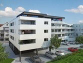 Süd-Westseite - Helle, derzeit vermietete, sehr große 2 Zi. Wohnung im Zentrum von Freilassing - mit Bergblick.