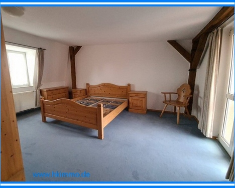 Schlafzimmer - 2 Zimmer Dachgeschoßwohnung in Köthen