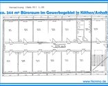 Grundriß OG1 - 11 Zimmer Büro in Köthen