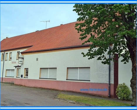 Gaststätte in Linda - 6.989 m² Grundstück in Linda bei Jessen: Ehemalige Gaststätte, Wirtschaftsgebäude, Scheune, Acker & Garten – Neue Nutzung: Gastronomie, Pferde, Gewerbe oder Wohnen