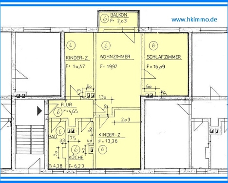 Grundrtiß Wohnung - 