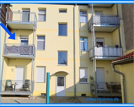 Balkon - Wohnung im OG - Schicke 2 - Raumwohnung mit Balkon in Köthen