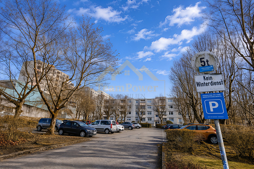 Parkplatz für die Bewohner - 