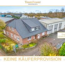 EFH + ELW + Gewerbe (-Halle) - Drei auf einen Streich! - Großenaspe