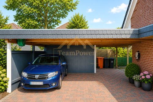 Doppelcarport mit Wallbox - 