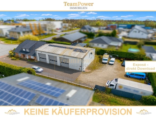 Wohnen und Arbeiten im Gewerbegebiet - Besondere Gewerbe-Immobilie - Arbeiten und Großzügiges Wohnen - Alles unter einem Dach !
