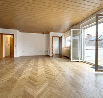 Im Zentrum und doch ruhig! Maisonette-Wohnung mit 3 Zimmern und Balkon - Groß-Gerau / Wallerstädten