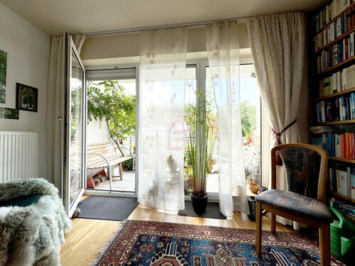 Balkon/Loggia - Maisonettenwohnung mit 99,77 m&sup2; in Worms zum Kaufen