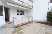 Balkon - Terrasse - 2-Zimmer-Mietwohnung im Erdgeschoss in Illertissen