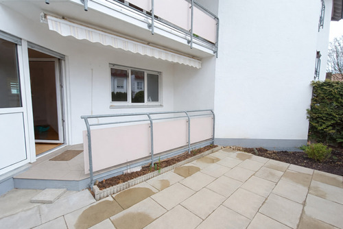 Balkon - Terrasse - 2-Zimmer-Mietwohnung im Erdgeschoss in Illertissen