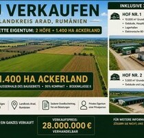 Landwirtschaftlicher Betrieb im Kreis Arad zu verkaufen