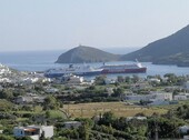Bild 1 - Panoramablick auf den Hafen von Andros