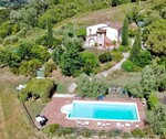 Bild 1 - Toskanische Landvilla mit Pool 300 Olivenbäume 17 Hektar