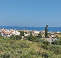 Griechische Inselvilla mit tollem Blick auf das Meer - Karlovasi