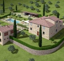 Toskana Eigenjagd 420 ha ganzjährig 2 Landhäuser - 30 km neben Florenz