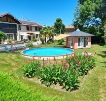 Renoviertes Landhaus im Vorbergland der Pyrenäen 1ha Land - Puydarrieux