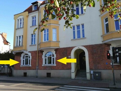 Bild 1 - Schöne, geräumige drei Zimmer Altbau-Wohnung in Sopot