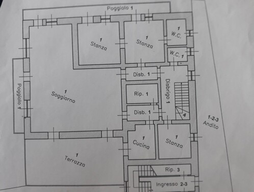 Bild 2 - 8 Zimmer Etagenwohnung zum Kaufen in Malgolo di Romeno