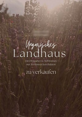 Bild 1 - Landhaus mit Obstgarten und Tiefbrunnen 20min vom Balaton
