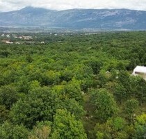 Grundstück mit Blick auf Ucka Ostistrien Krsan - Kran