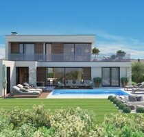 Attraktive moderne Villa im Bau mit Meerblick - Katelir-Labinci